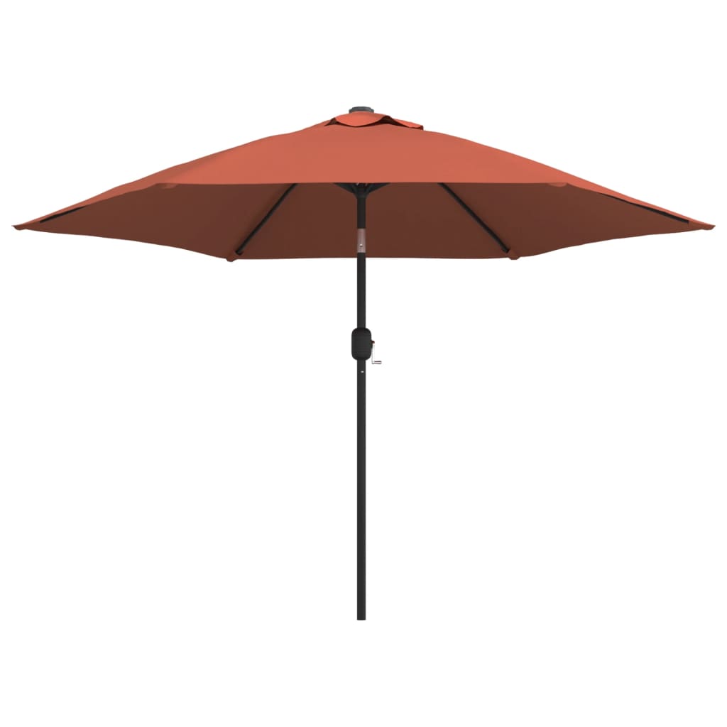 parasol 300 cm metalstang terracotta