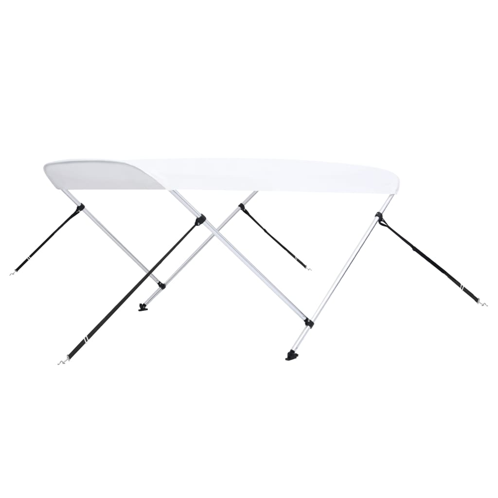 biminitop med 2 buer 150x120x110 cm hvid