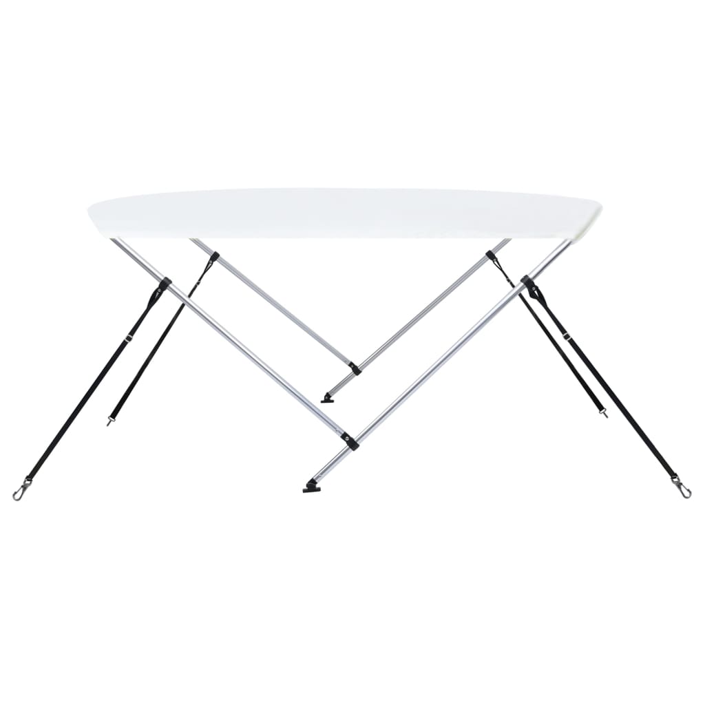 biminitop med 2 buer 150x120x110 cm hvid