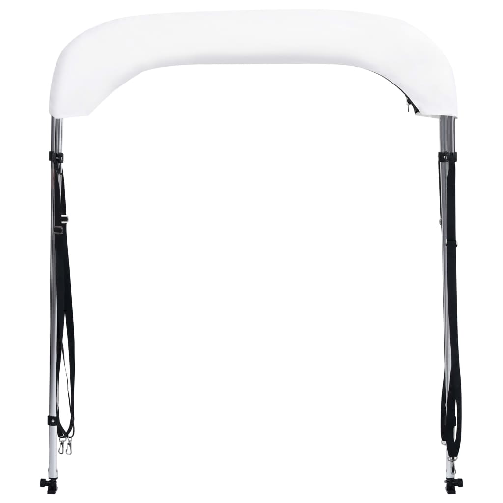 biminitop med 2 buer 180x130x110 cm hvid