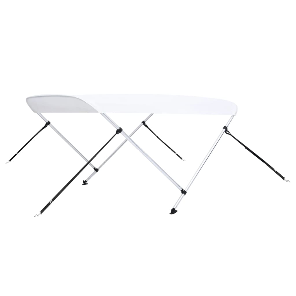 biminitop med 2 buer 180x150x110 cm hvid