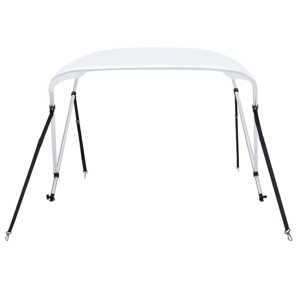 biminitop med 2 buer 180x150x110 cm hvid