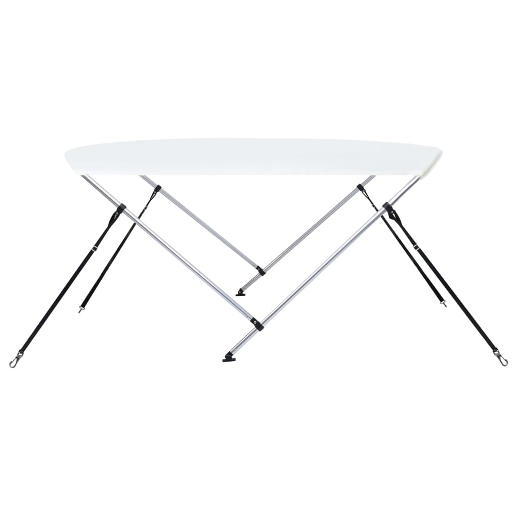 biminitop med 2 buer 180x150x110 cm hvid
