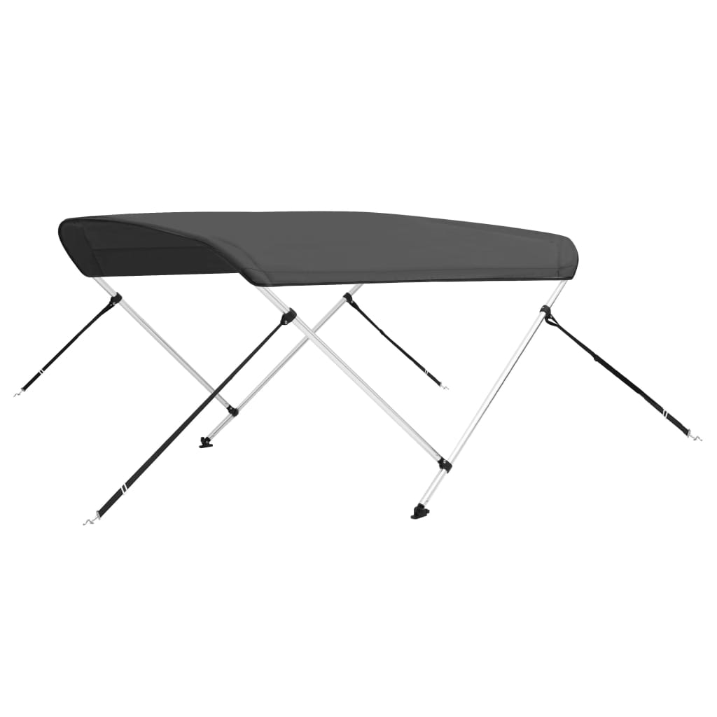 biminitop med 2 buer 150x120x110 cm antracitgrå