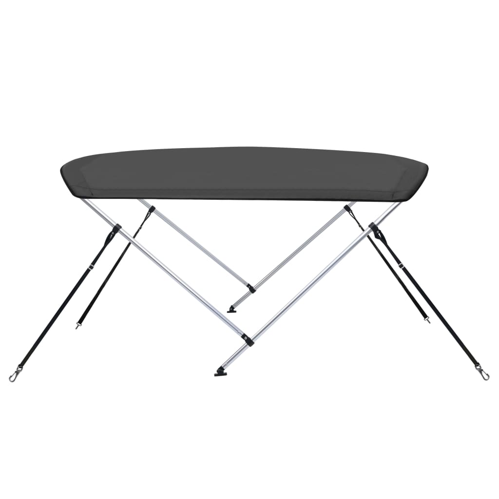biminitop med 2 buer 150x120x110 cm antracitgrå