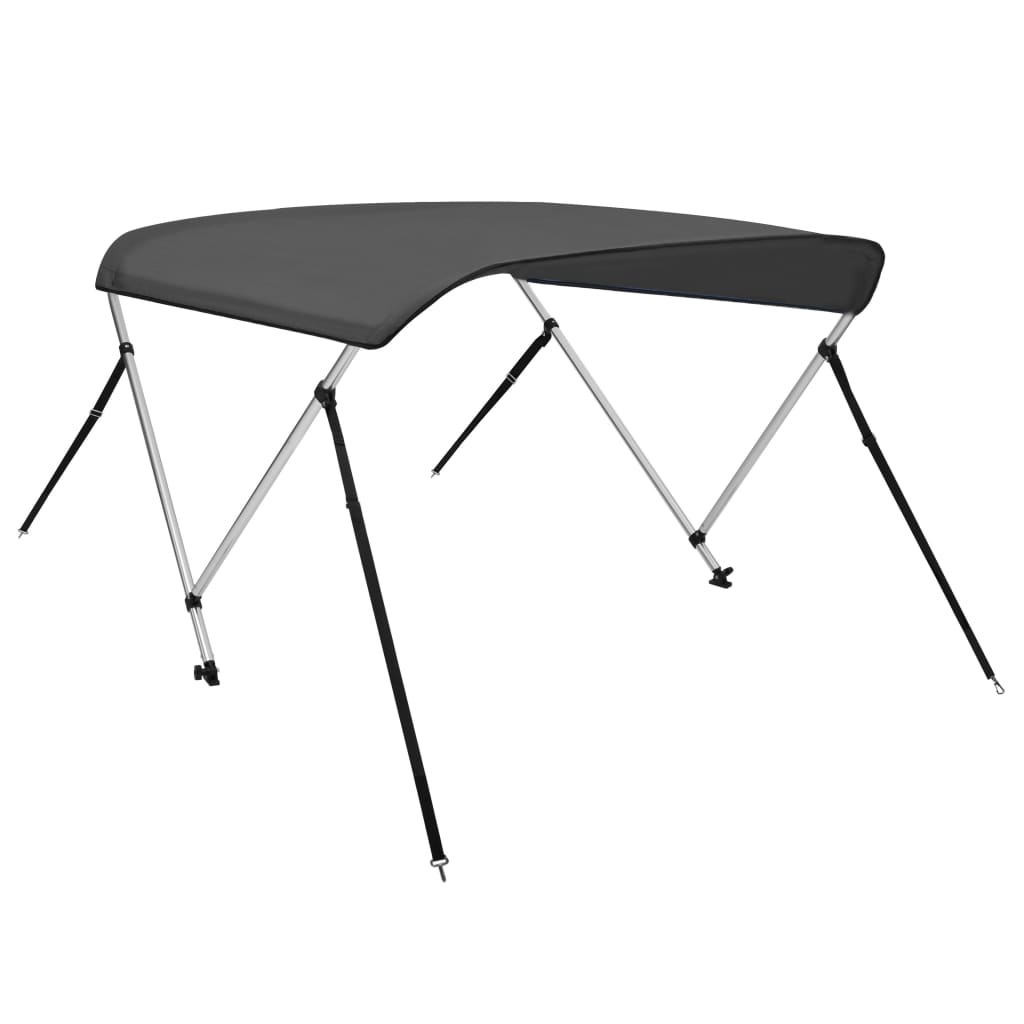 biminitop med 2 buer 180x150x110 cm antracitgrå