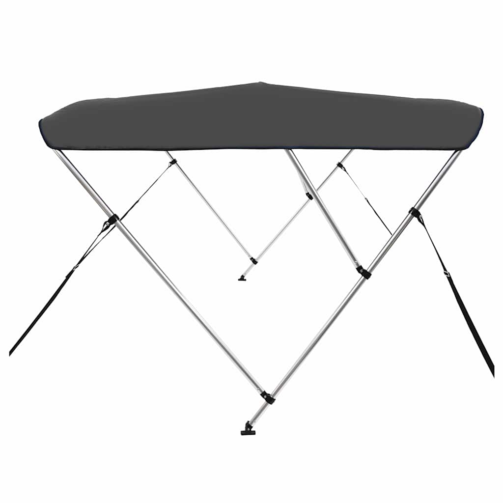 biminitop med 3 buer 183x140x137 cm antracitgrå