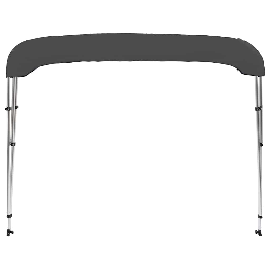 biminitop med 3 buer 183x140x137 cm antracitgrå