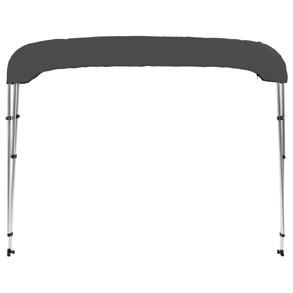 biminitop med 3 buer 183x160x137 cm antracitgrå