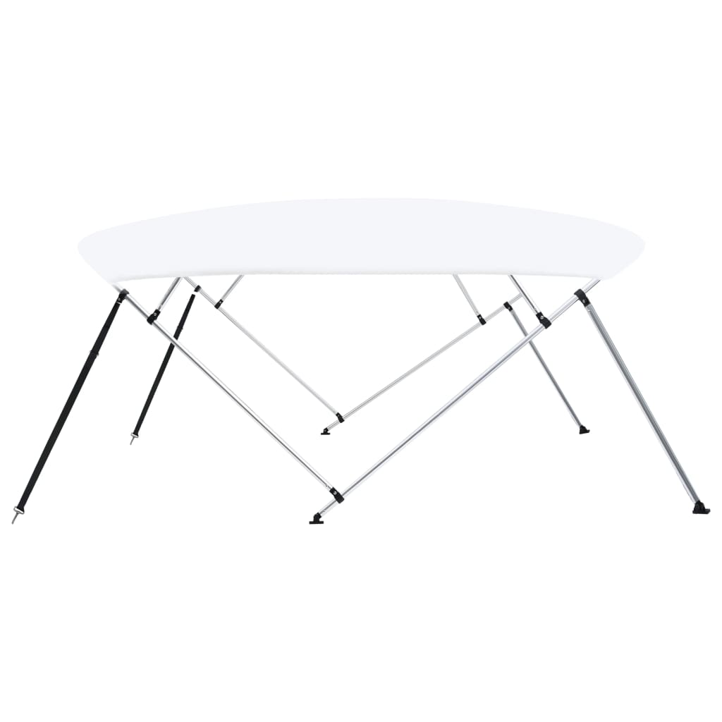 biminitop med 4 buer 243x(230-244)x137 cm hvid