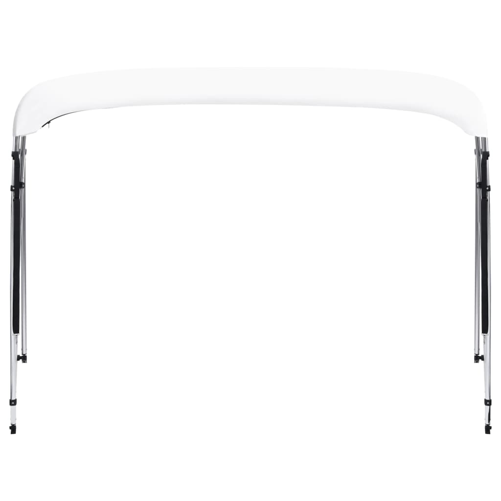 biminitop med 4 buer 243x(230-244)x137 cm hvid