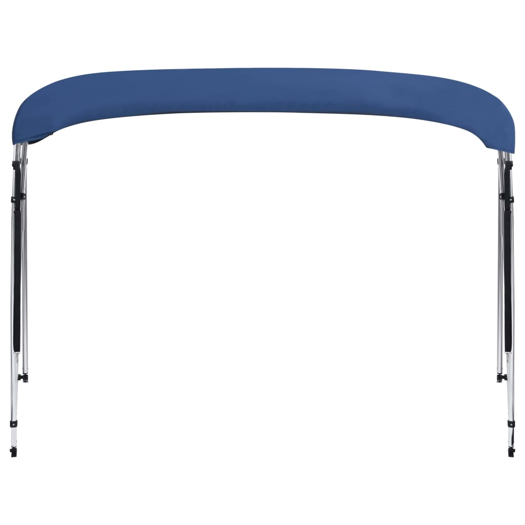 biminitop med 4 buer 243x(230-244)x137 cm marineblå