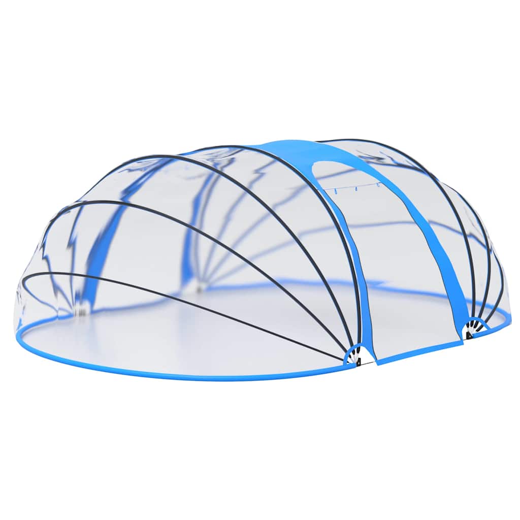 poolkuppel 530x410x210 cm oval