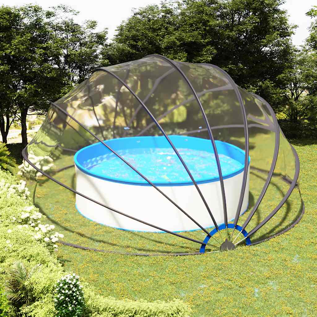 poolkuppel 559x275 cm