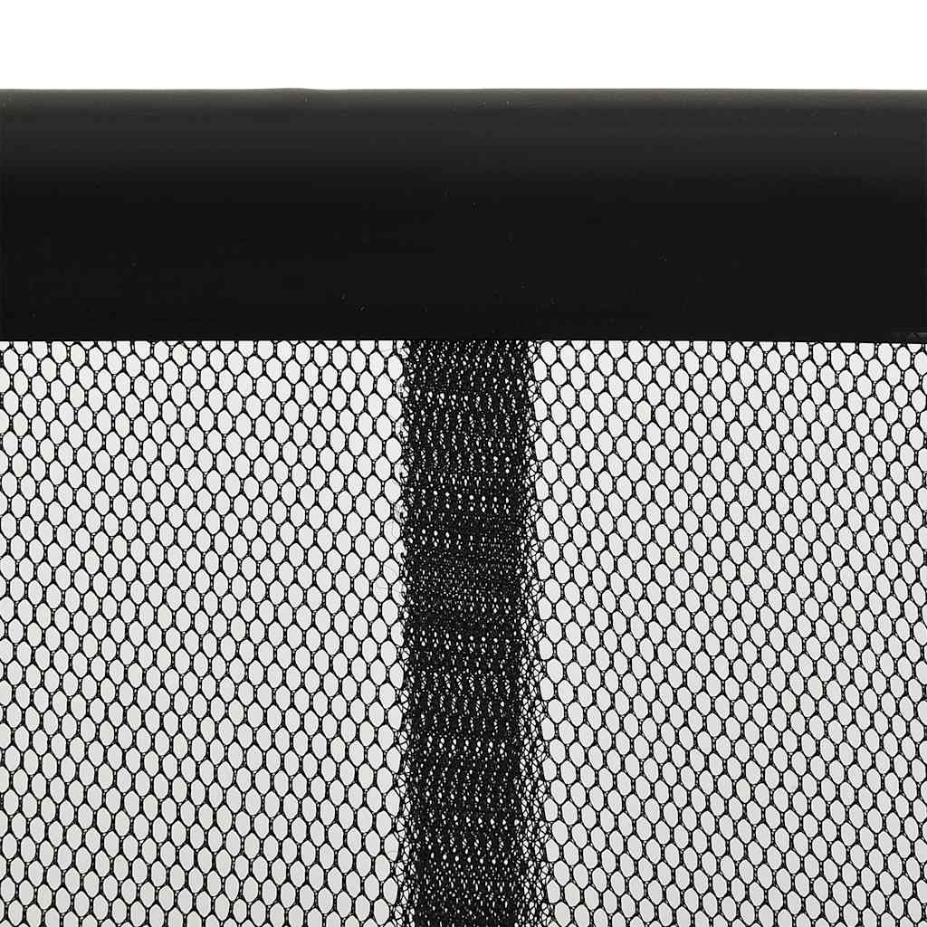 insektgardin til dør 100x220 cm polyester sort