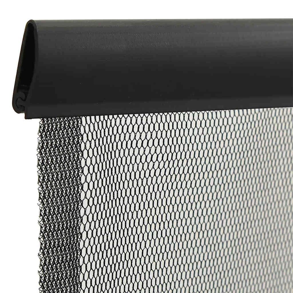 insektgardin til dør 100x220 cm polyester sort