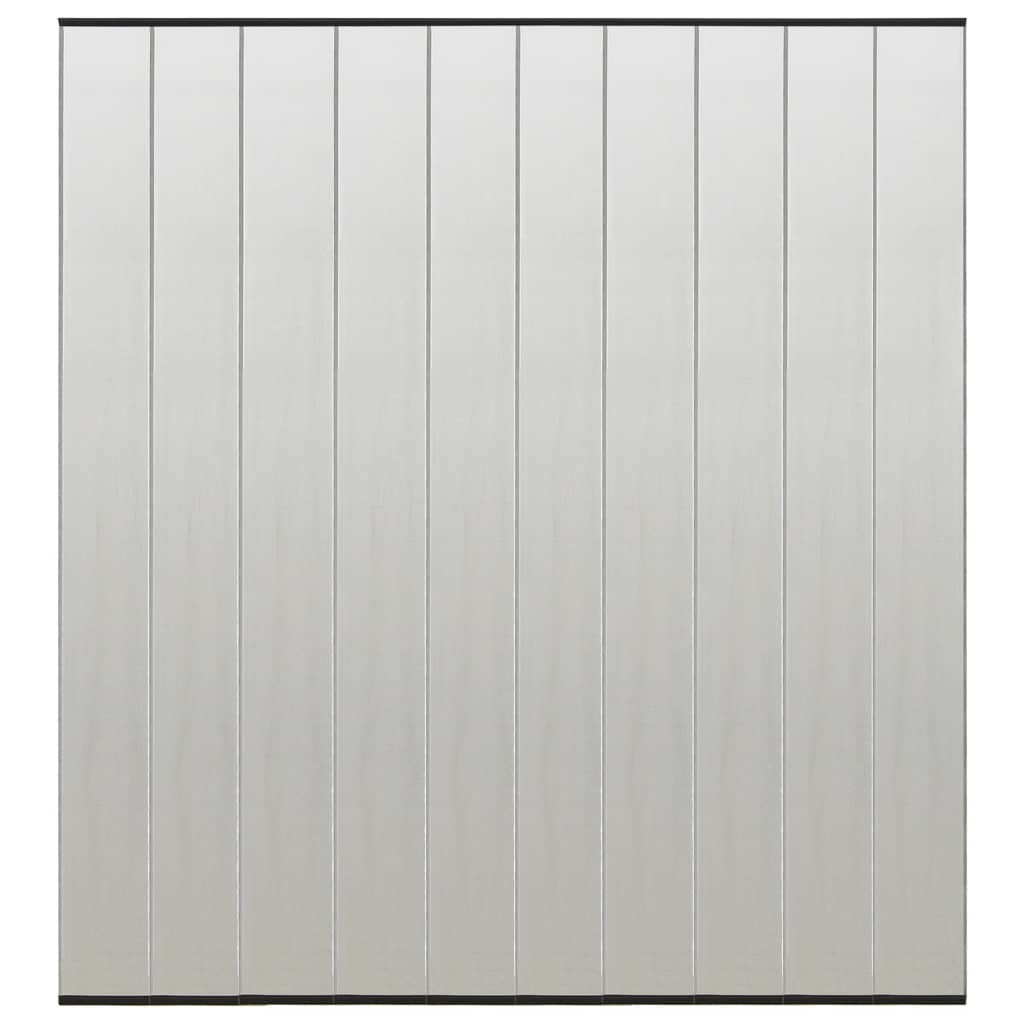 insektnet til dør med netgardin i 10 dele 240x240 cm sort