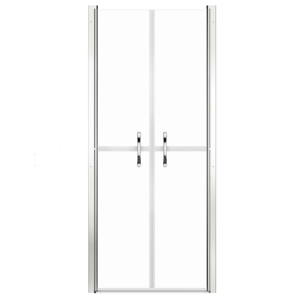 brusedør 101x190 cm klart sikkerhedsglas