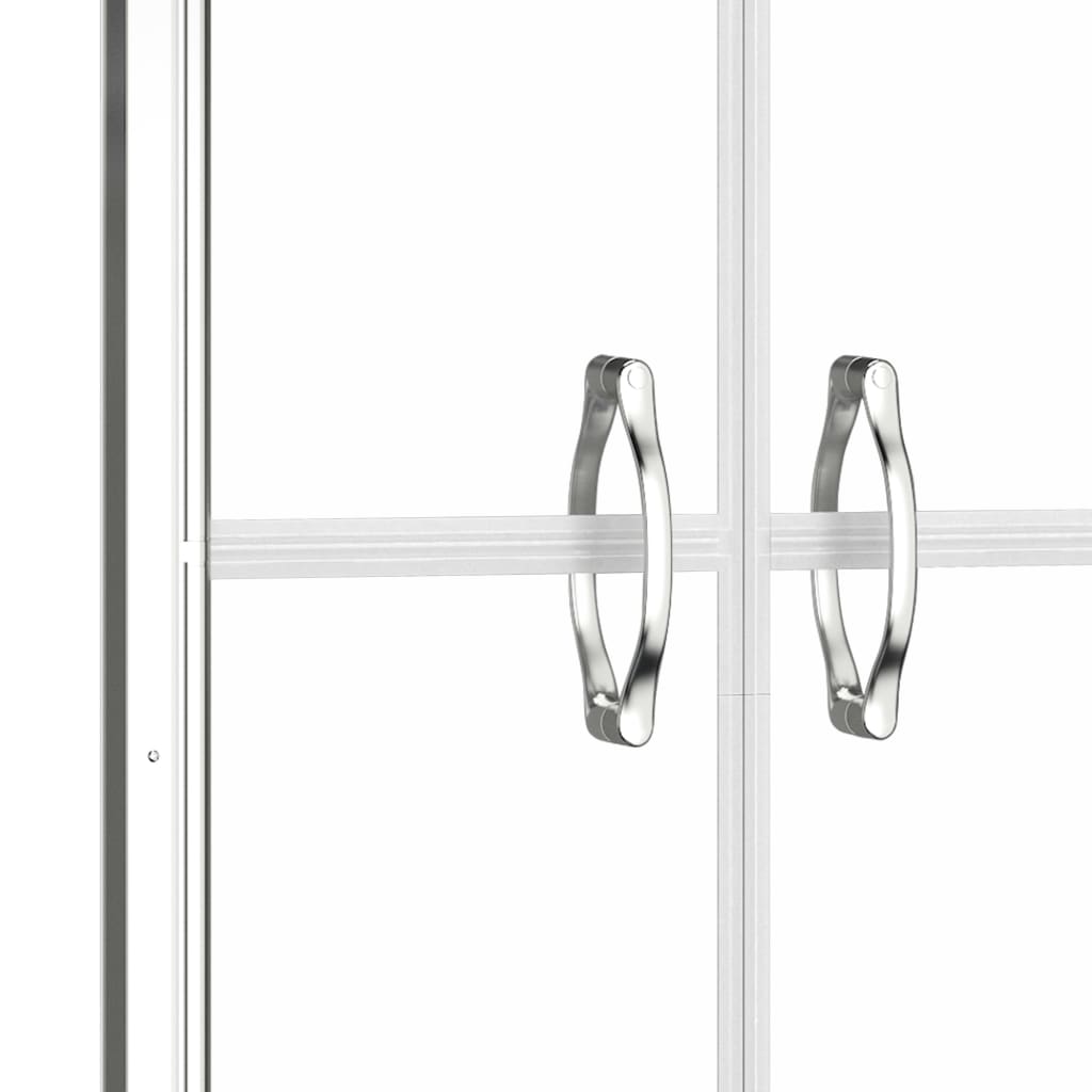 brusedør 101x190 cm klart sikkerhedsglas