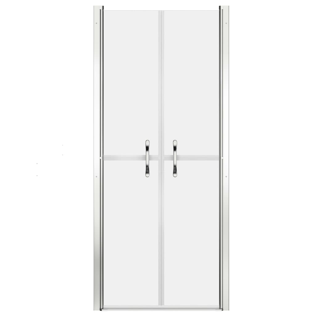 brusedør 71x190 cm matteret sikkerhedsglas