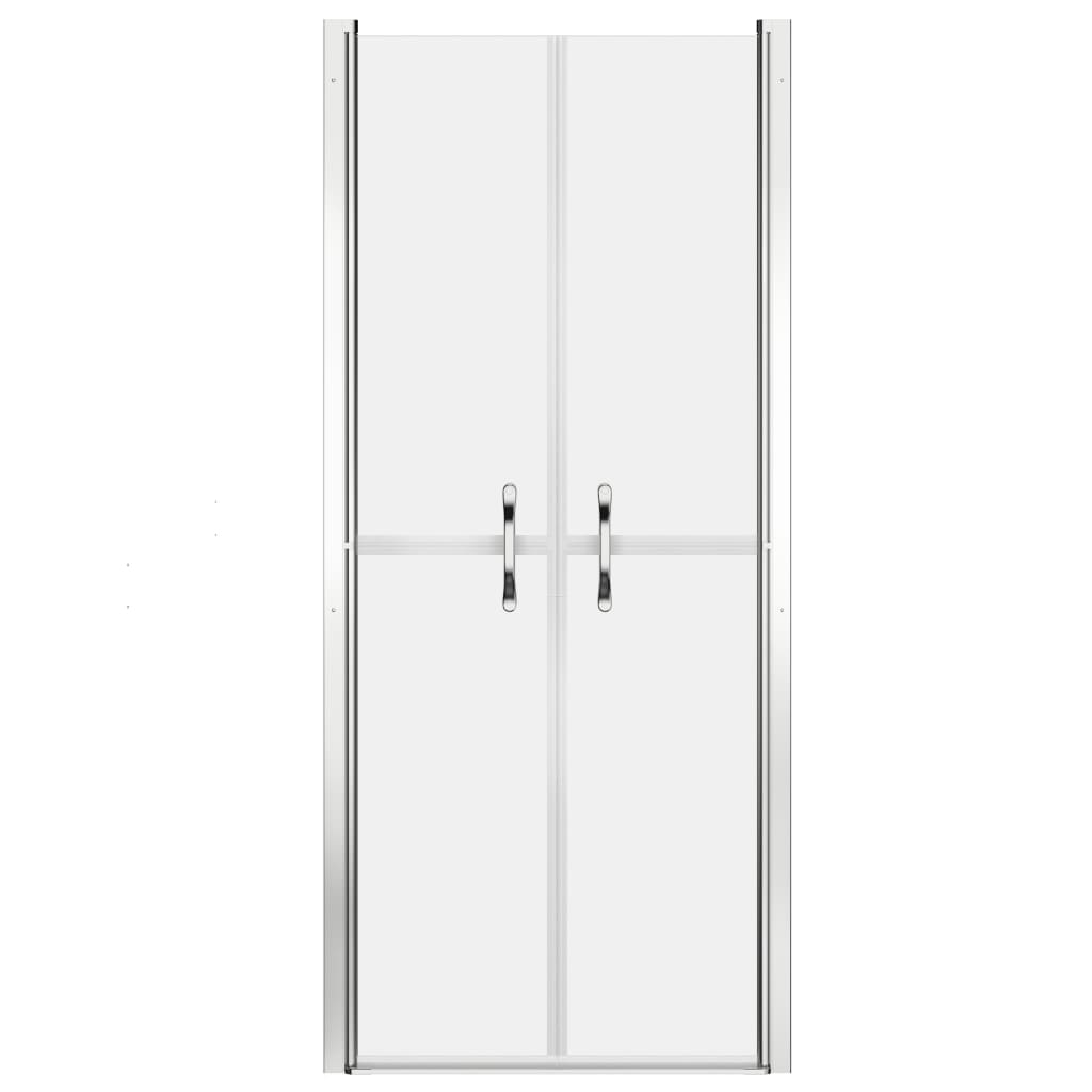 brusedør 96x190 cm matteret sikkerhedsglas