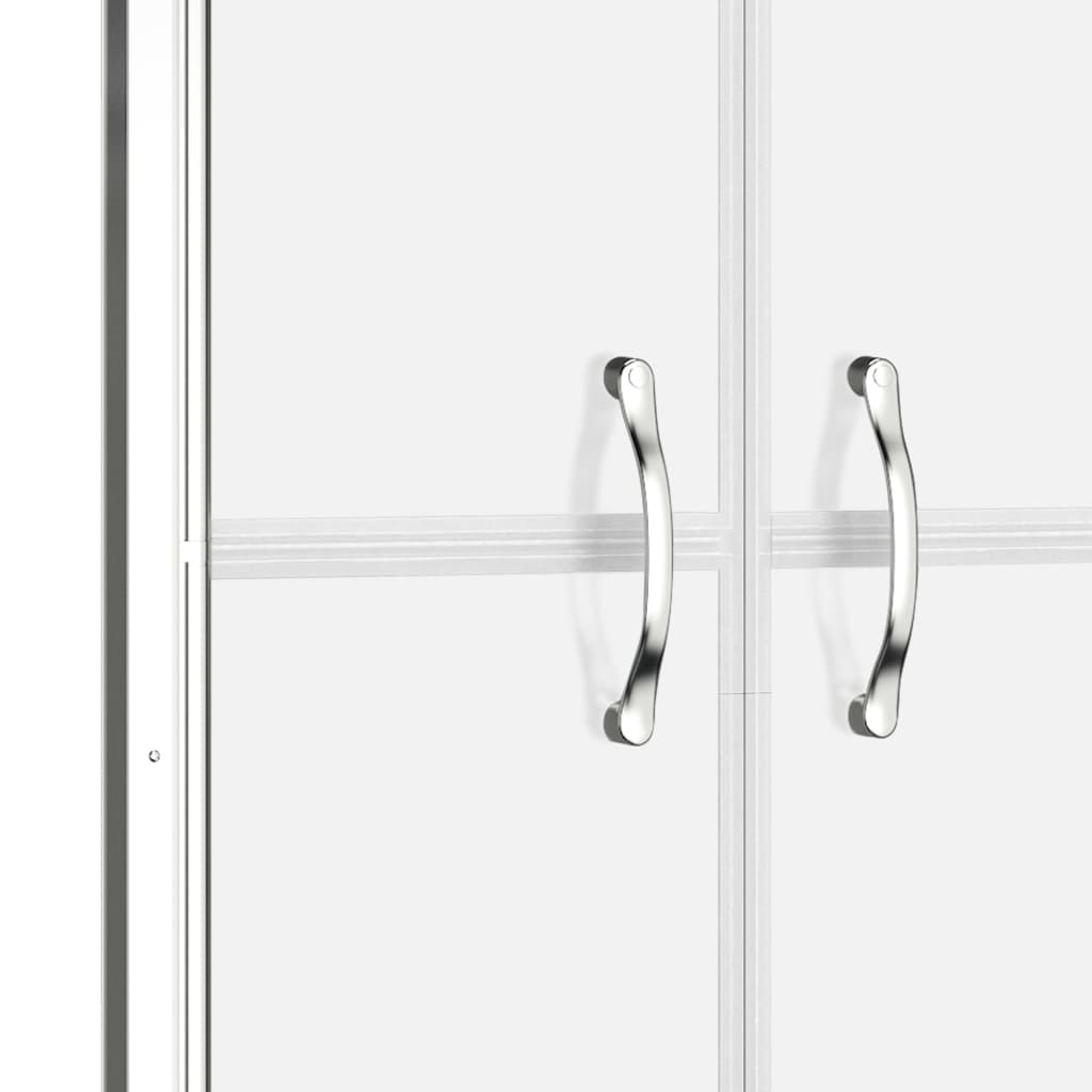 brusedør 96x190 cm matteret sikkerhedsglas
