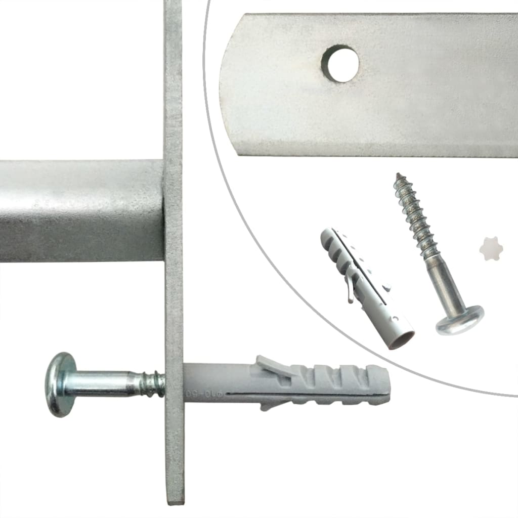 justérbart sikkerhedsgitter til vinduer 2 stk. 1000-1500 mm