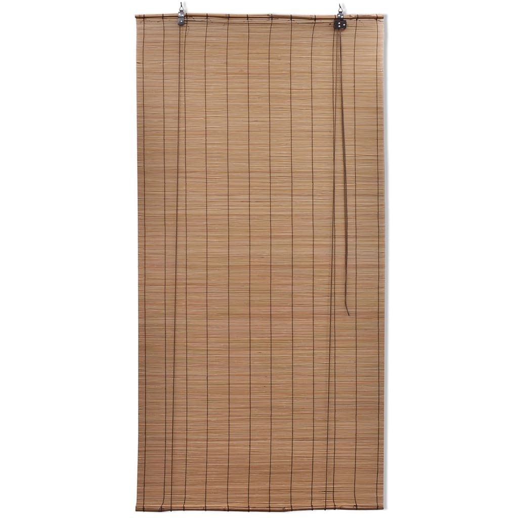 rullegardiner 2 stk. 150x220 cm bambus brun