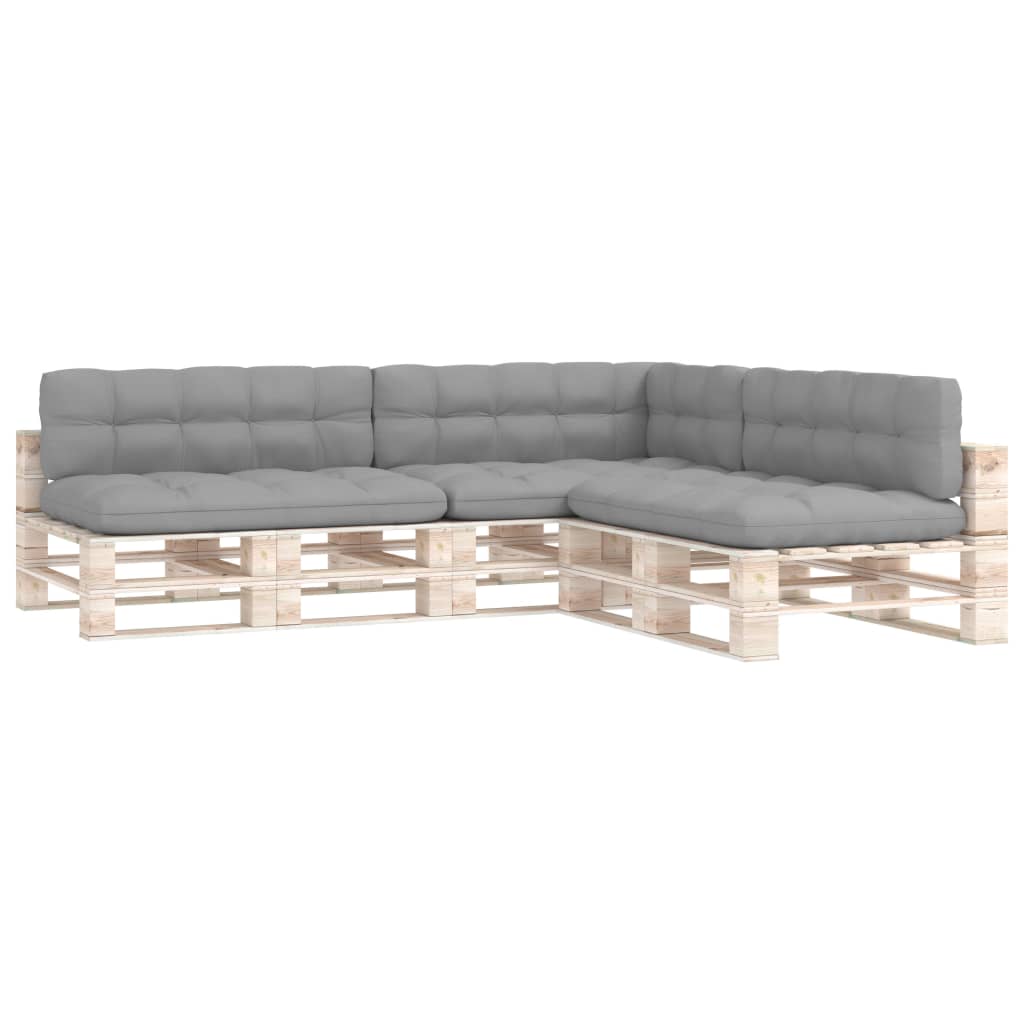 hynder til pallesofa 7 stk. grå