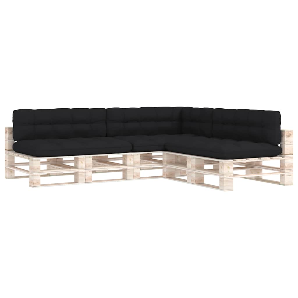 hynder til pallesofa 7 stk. sort
