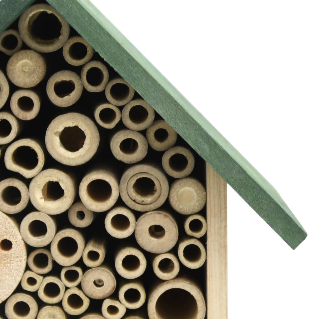 insekthotel 2 stk. 23x14x29 cm fyrretræ