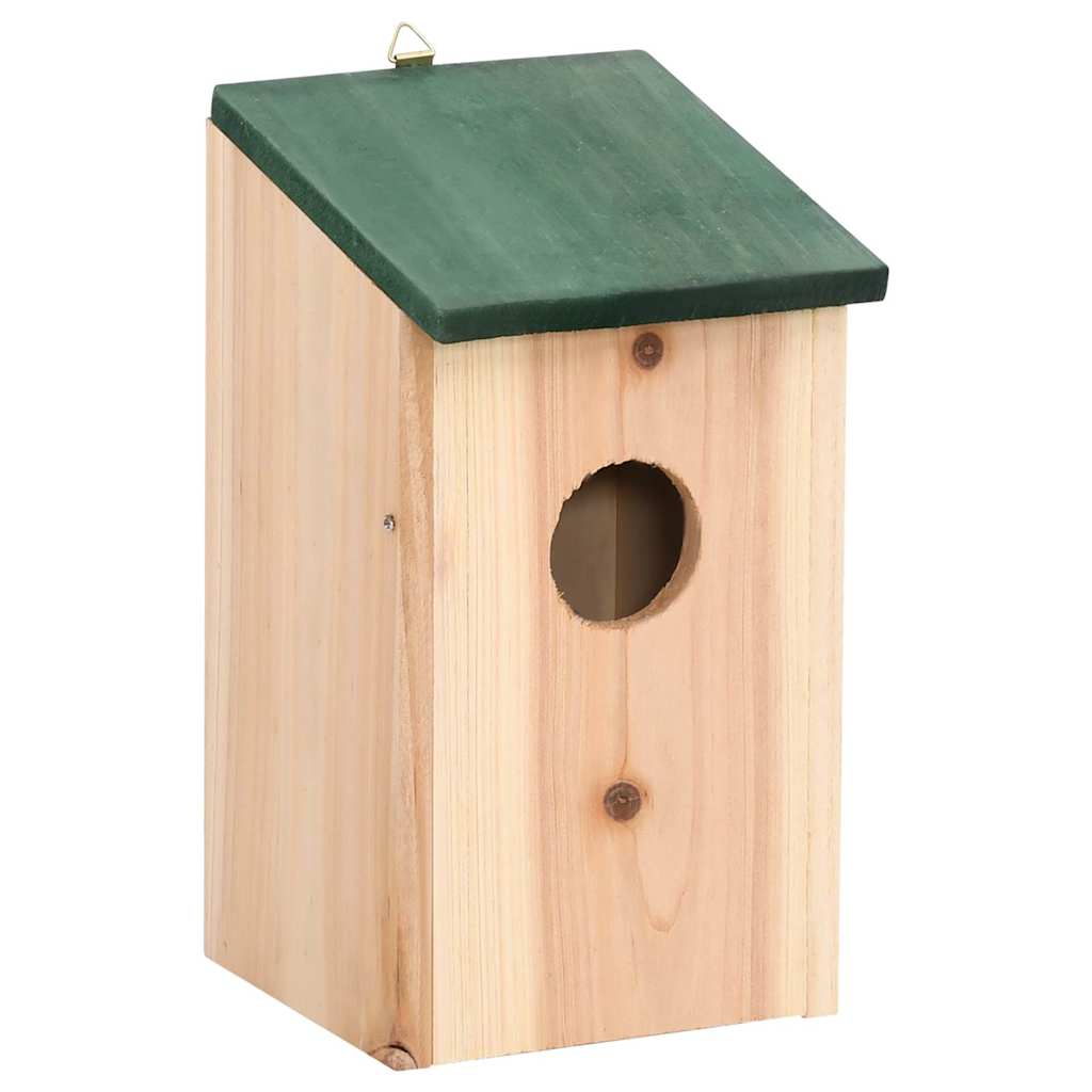 fuglehuse 10 stk. 12x12x22 cm massivt fyrretræ