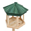 stående fuglefoderhus 33x110 cm massivt fyrretræ