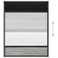 plisseret insektnet til vinduer aluminium 60x80 cm med skygge