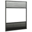 plisseret insektnet til vinduer aluminium 60x80 cm med skygge