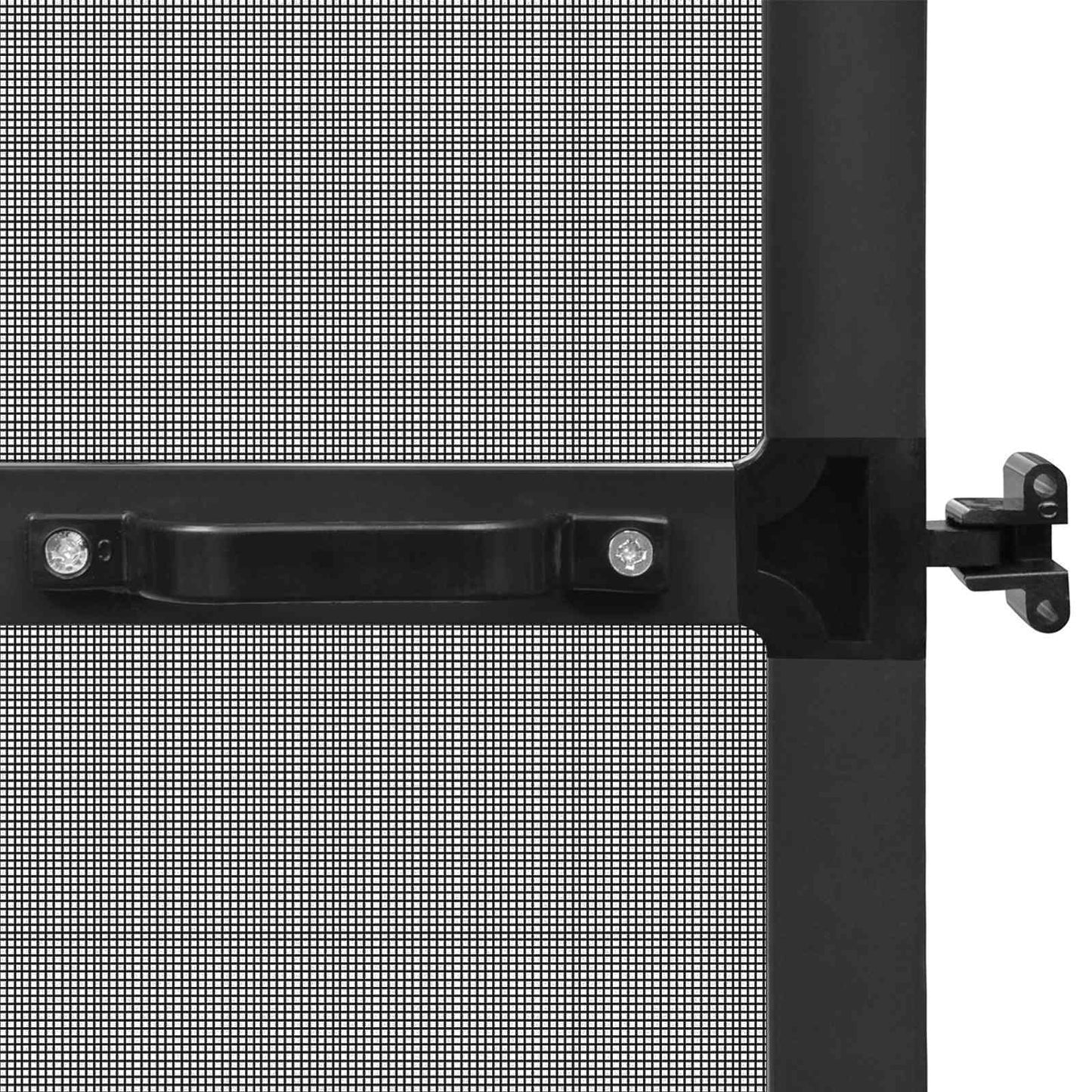 Svingbart insektnet Anthracit og sort 120 x 240 cm