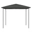 pavillon 3x3x2,6 m 160 g/m² antracitgrå