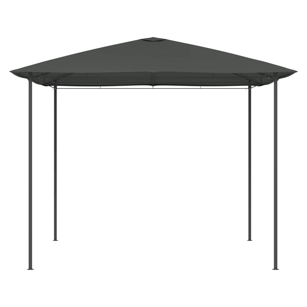 pavillon 3x3x2,6 m 160 g/m² antracitgrå
