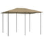 havepavillon 3x4x2,6 160 g/m² gråbrun