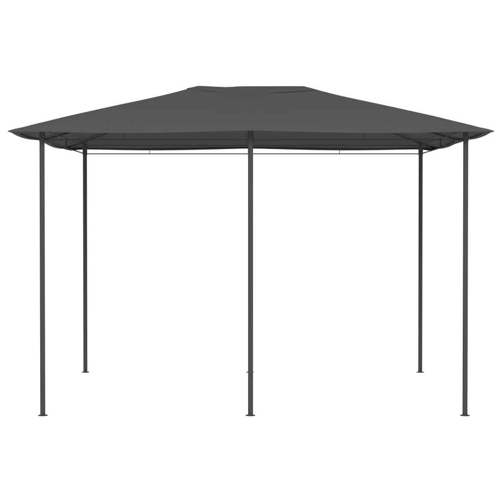 pavillon 3x4x2,6 m 160 g/m² antracitgrå