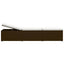 liggestole 3 dele med tebord polyrattan brun