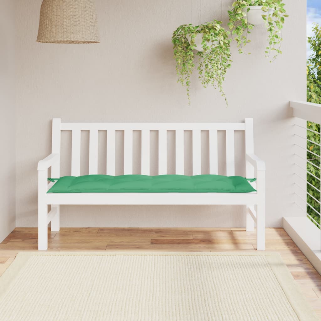 hynde til havebænk 150x50x7 cm oxfordstof grøn