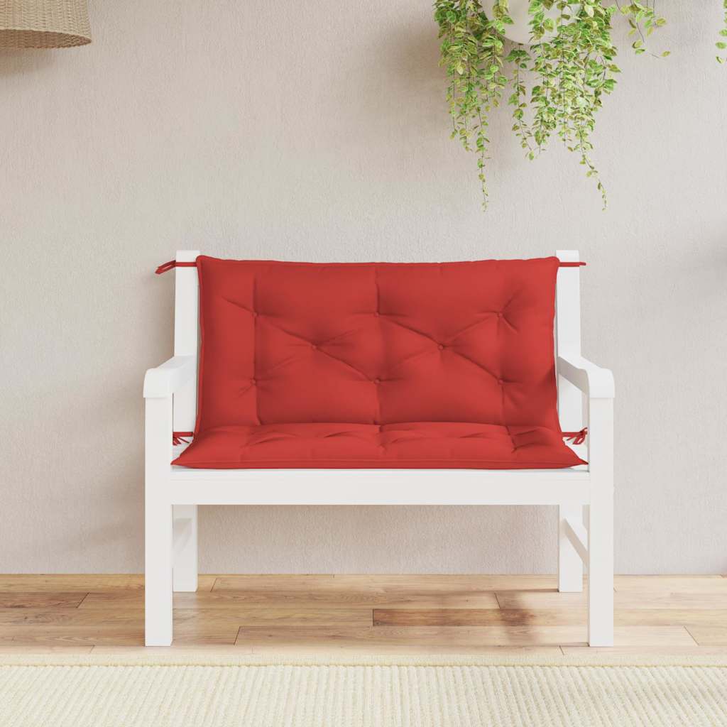 hynde til havebænk 100x(50+50)x7 cm oxfordstof rød