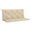 hynde til havebænk 120x(50+50)x7 cm oxfordstof beige