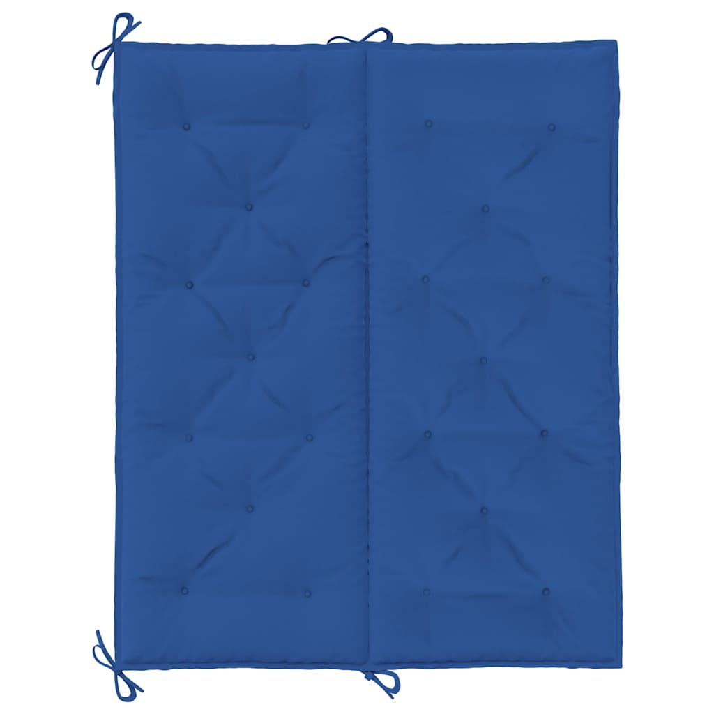 hynde til havebænk 120x(50+50)x7 cm oxfordstof blå