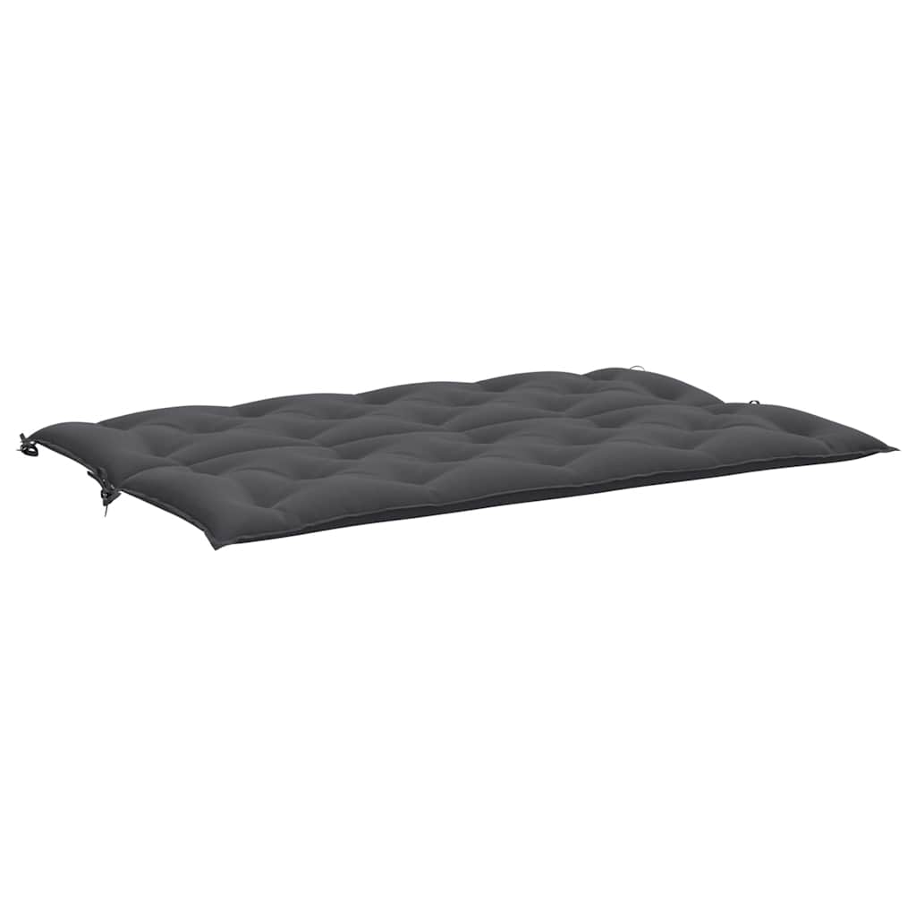 hynde til havebænk 150x(50+50)x7 cm oxfordstof antracitgrå