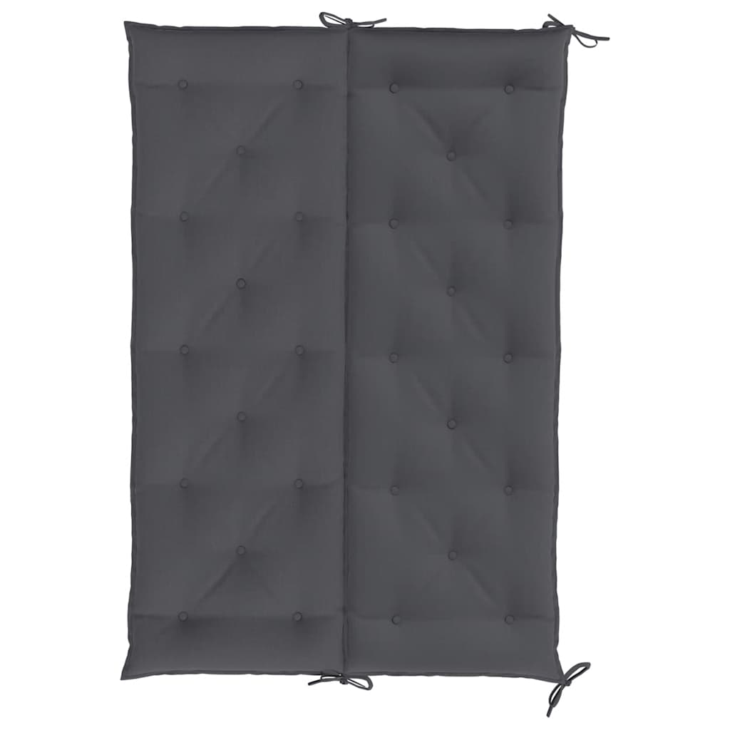 hynde til havebænk 150x(50+50)x7 cm oxfordstof antracitgrå