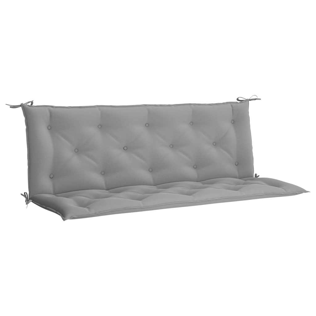 hynde til havebænk 150x(50+50)x7 cm oxfordstof grå