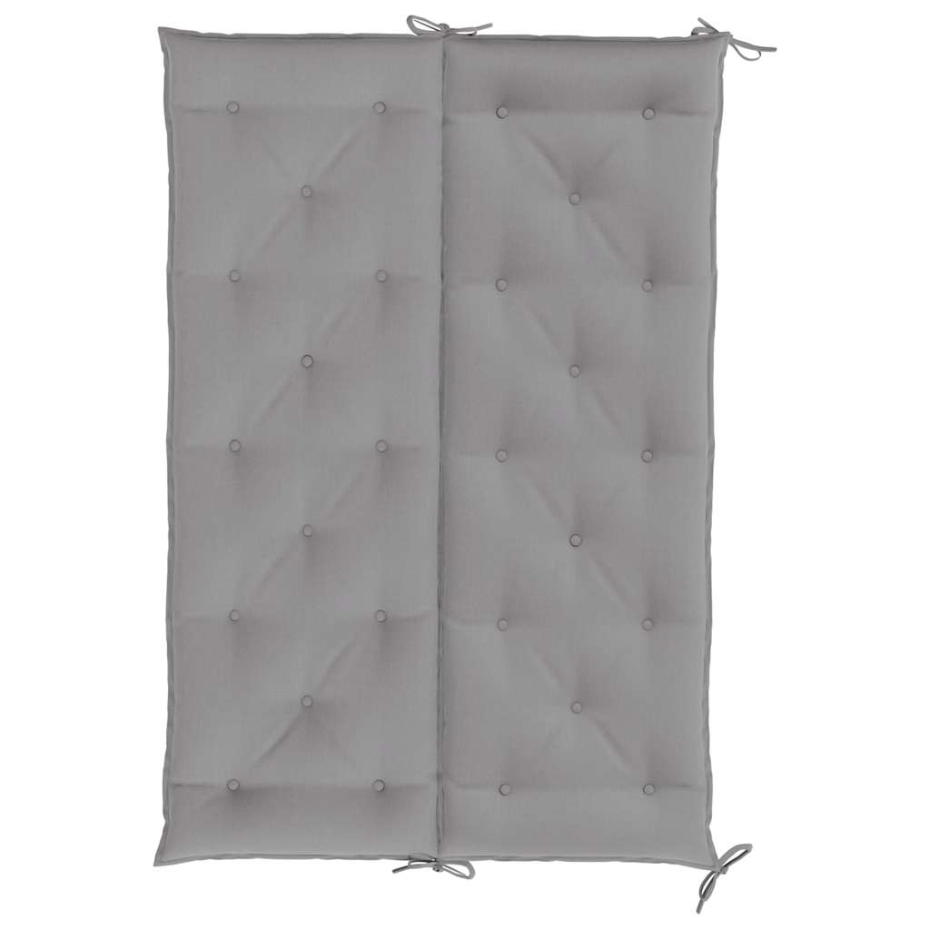 hynde til havebænk 150x(50+50)x7 cm oxfordstof grå