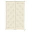 hynde til havebænk 150x(50+50)x7 cm oxfordstof cremehvid